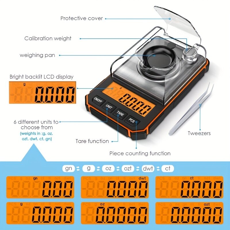 1pc 0.001g Professional Jewelr - Candle Wax Scale 评论和价格