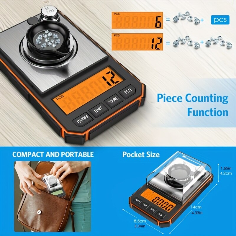1pc 0.001g Professional Jewelr - Candle Wax Scale 评论和价格