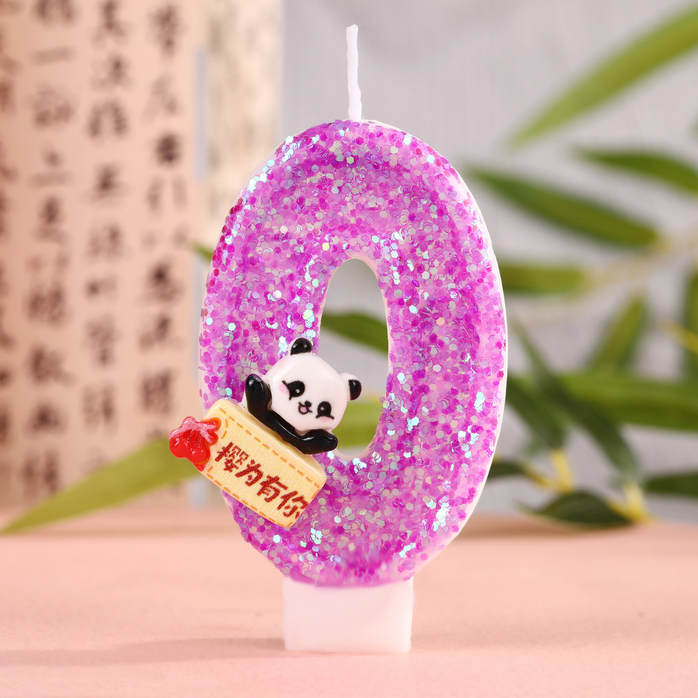 Cartoon Panda Digital Candle,  - Paraffin Wax 评论和价格