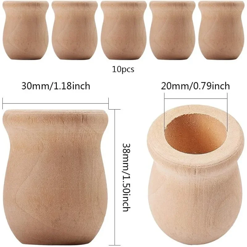 10 pcs 1.5 Inch 10pcs Unfinish - Candle Containers 评论和价格