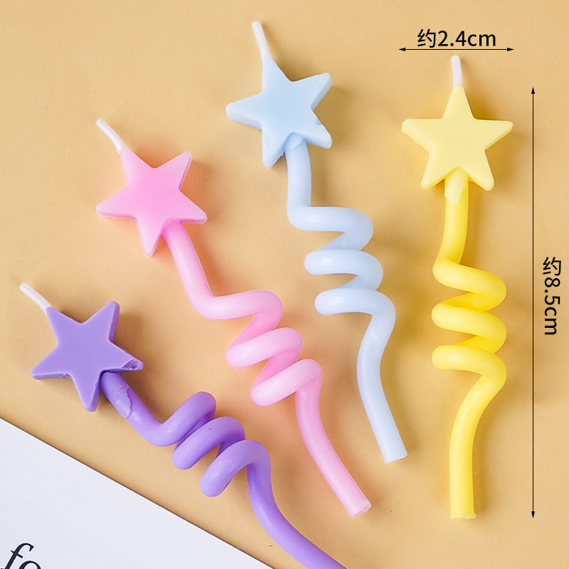 Yellow Five-pointed Star Candl - Paraffin Wax 评论和价格