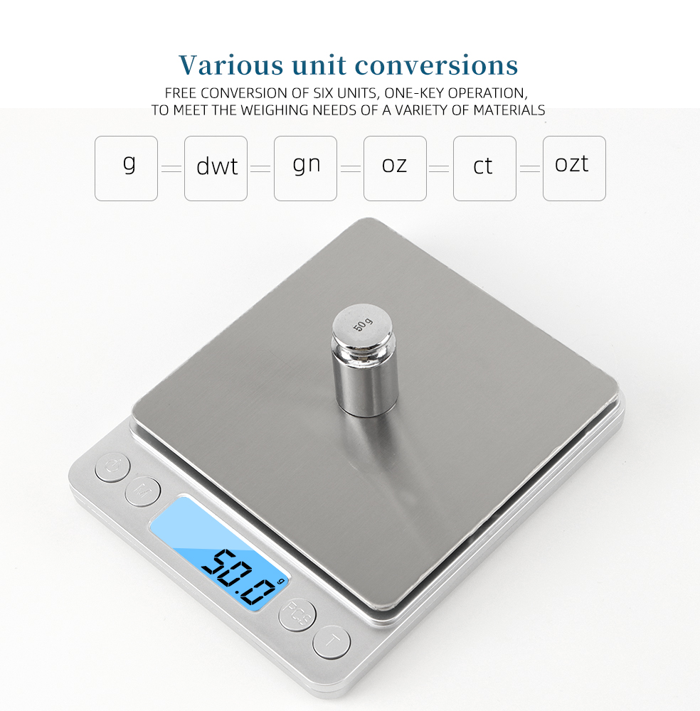 3Kg/500G 0.01g Digital Kitchen - Candle Wax Scale 评论和价格