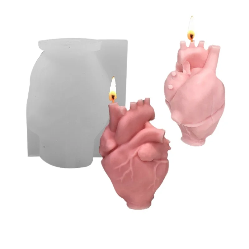 DIY Human Heart Silicone Candl - Candle Making Kit 评论和价格