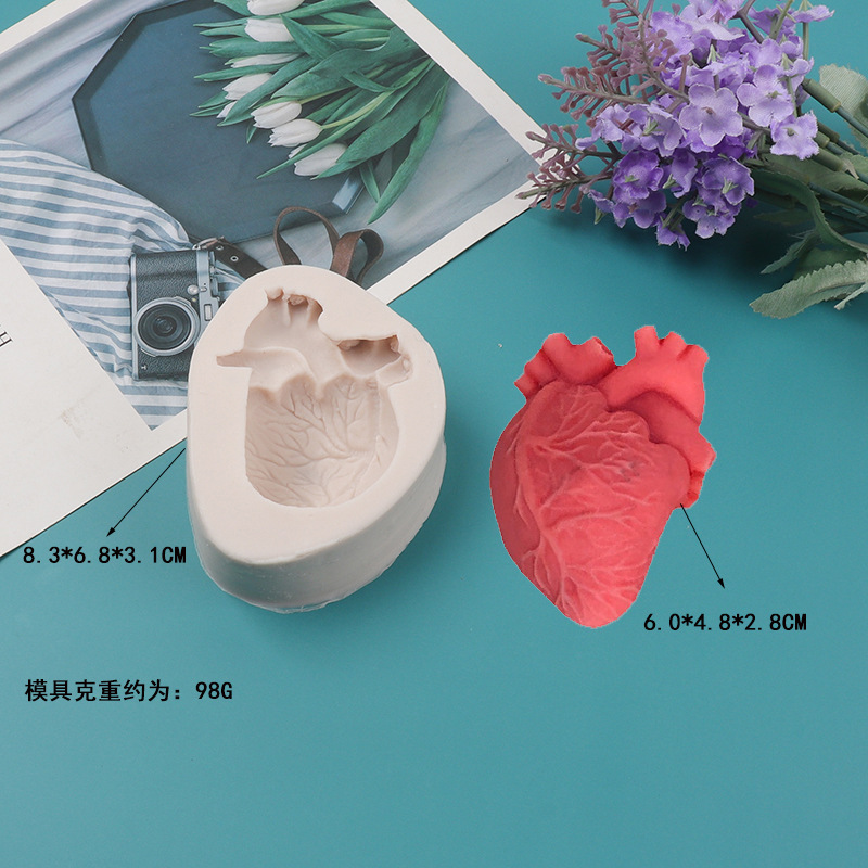 DIY Human Heart Silicone Candl - Candle Making Kit 评论和价格