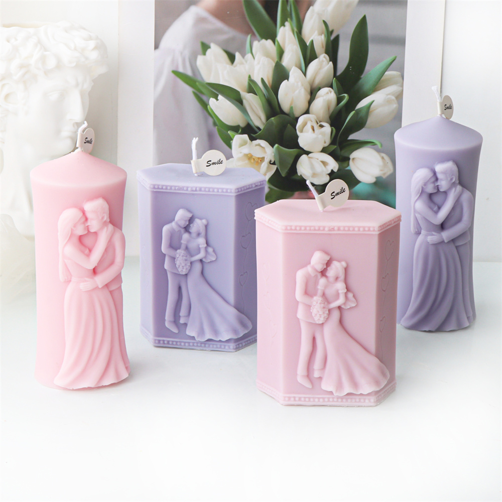 Man and Woman Pillar Silicone  - Candle Making Kit 评论和价格