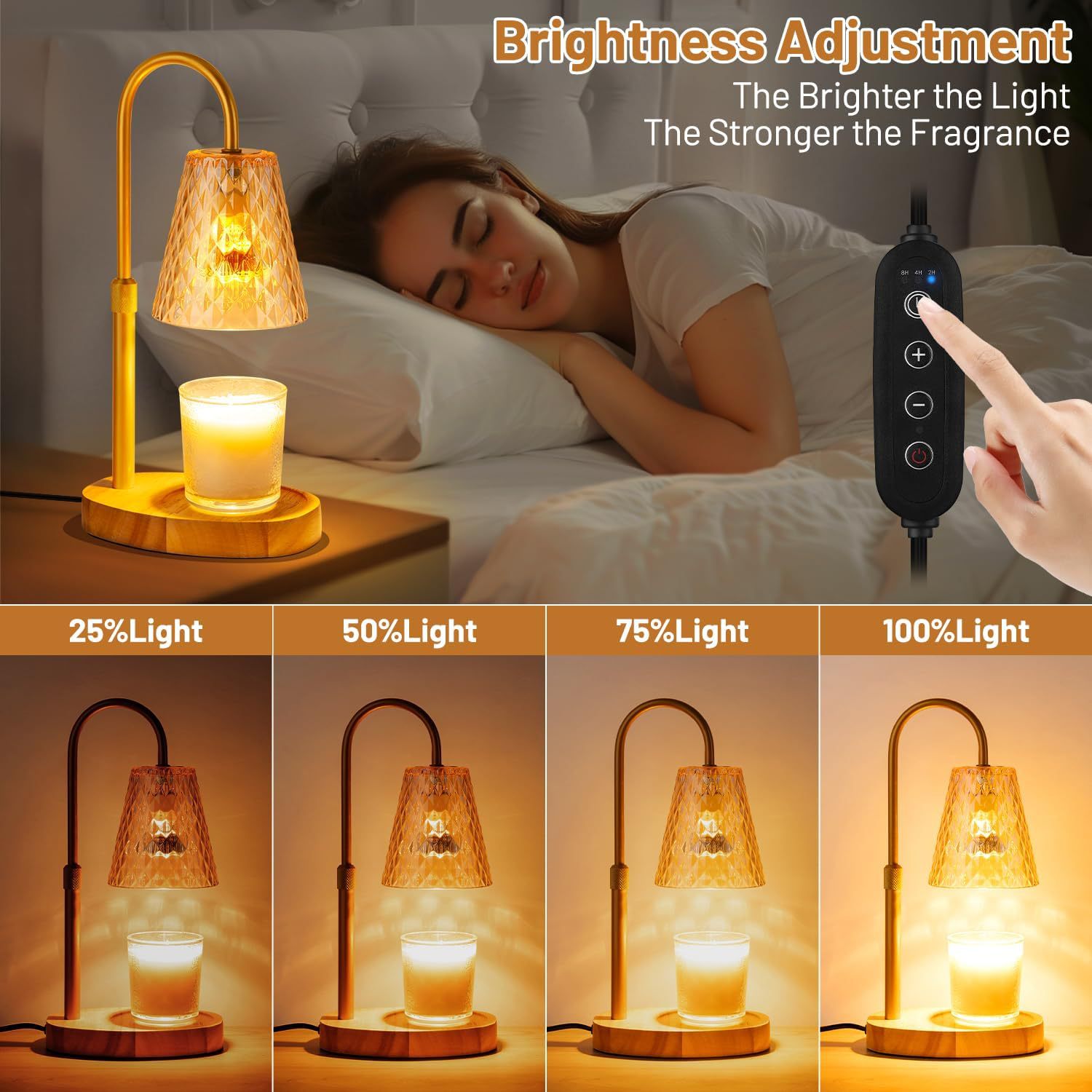 Flameless Wax Melt Warmer Lamp - Wax Melts 评论和价格