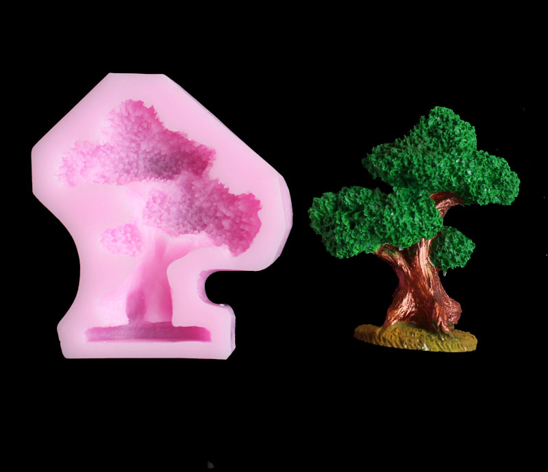 Pine tree silica gel mold DIY  - Candle Fragrance 评论和价格