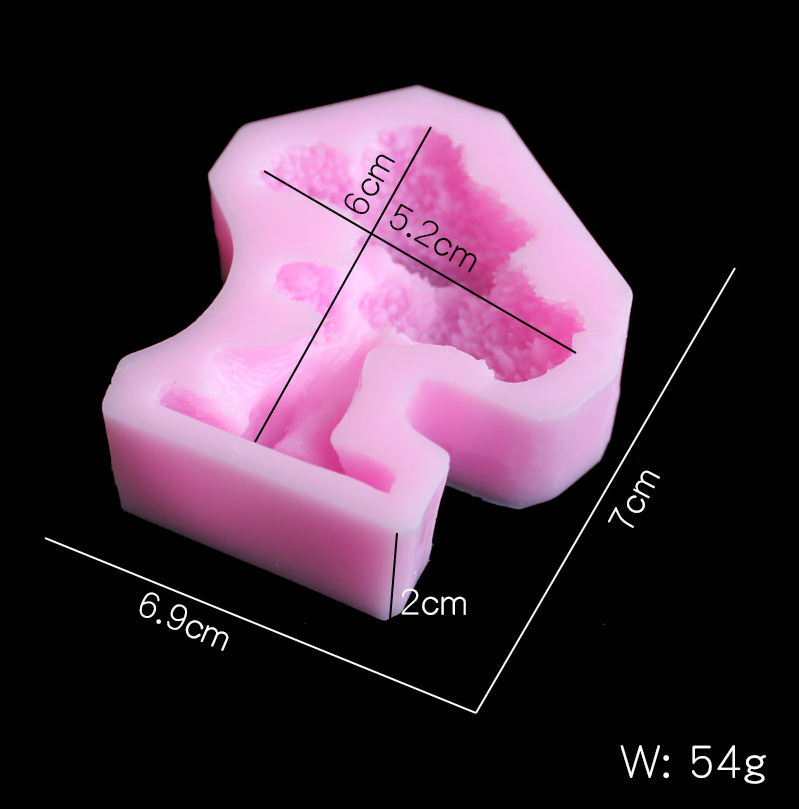 Pine tree silica gel mold DIY  - Candle Fragrance 评论和价格