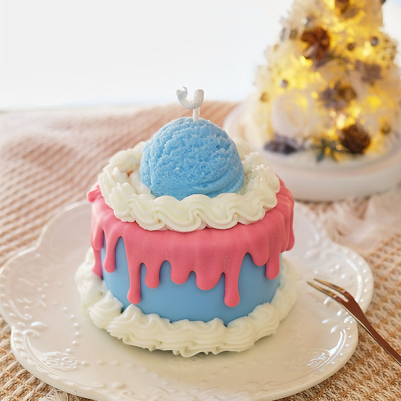 Cake Shape Scented Candles Cre - Soy Wax 评论和价格