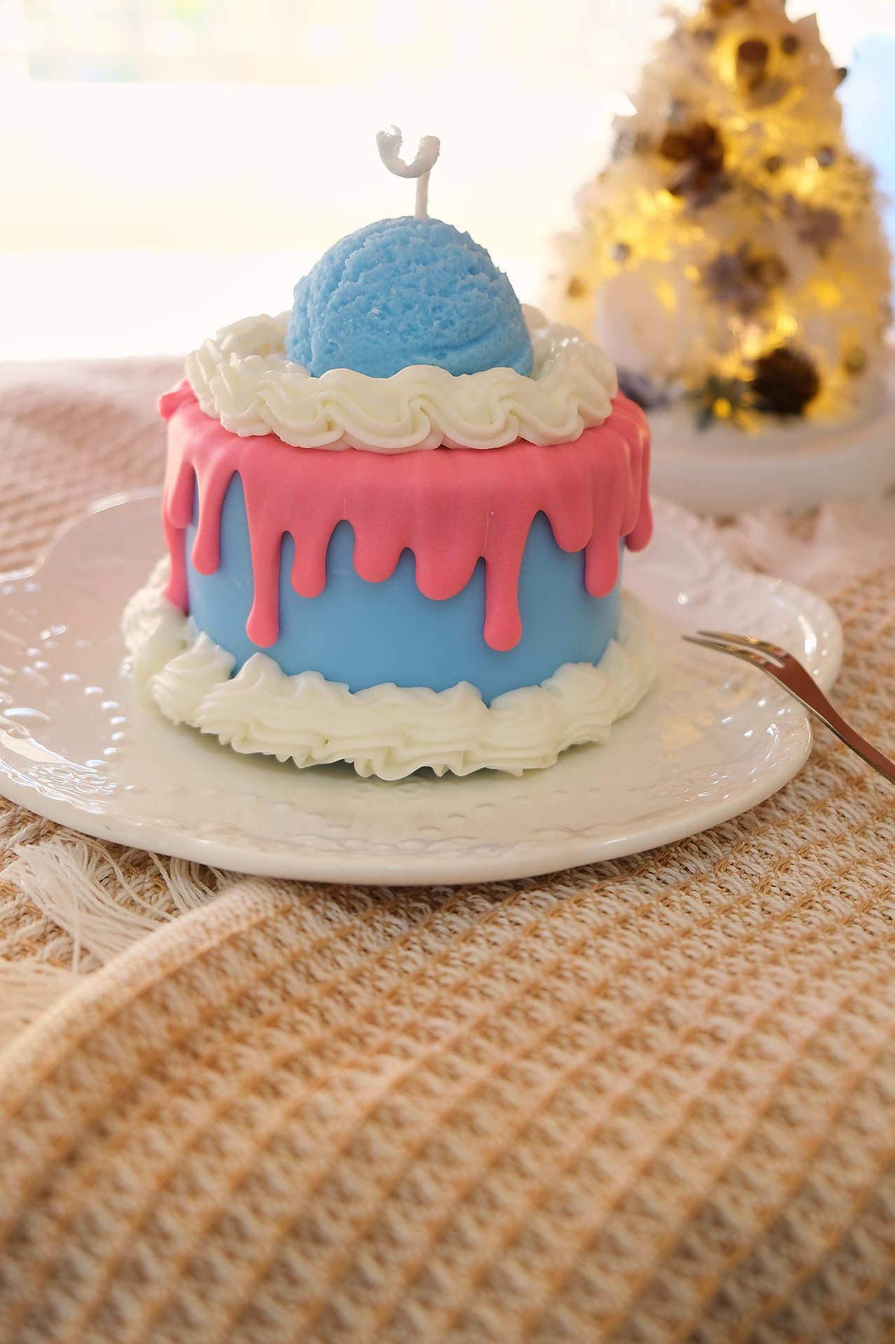 Cake Shape Scented Candles Cre - Soy Wax 评论和价格