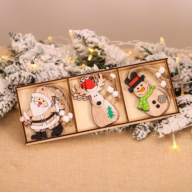 Wooden Christmas Pendant Merry - Candle Lighter 评论和价格