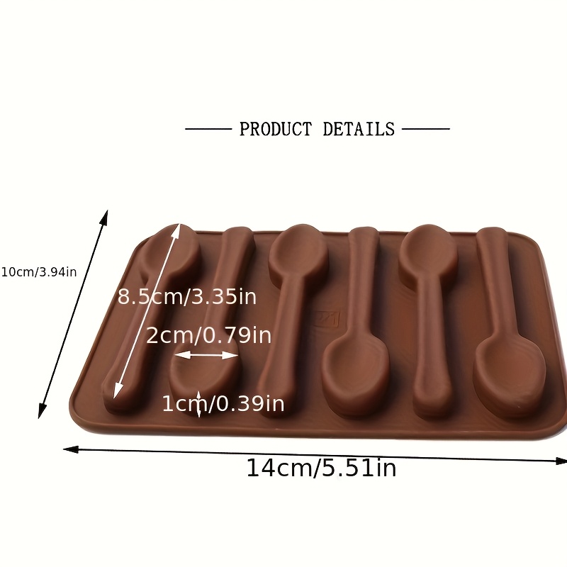 1pc Spoon Silicone Mold, Soap  - Candle Molds 评论和价格