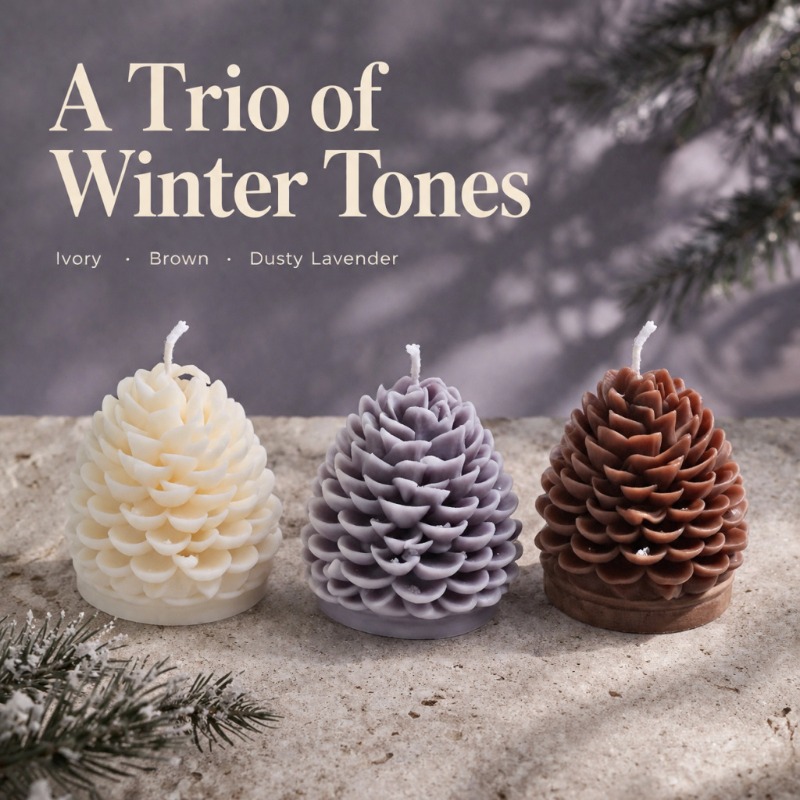 New Handmade Pinecone Scented  - Soy Wax 评论和价格