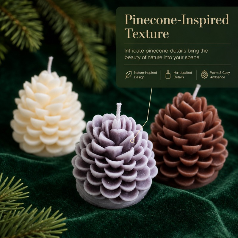 New Handmade Pinecone Scented  - Soy Wax 评论和价格