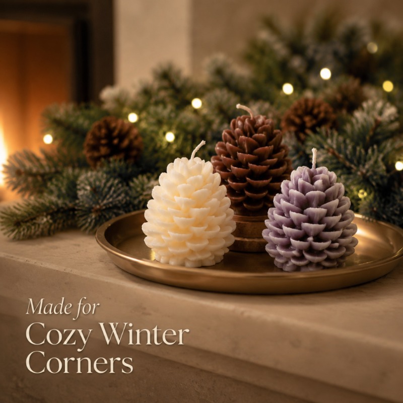 New Handmade Pinecone Scented  - Soy Wax 评论和价格