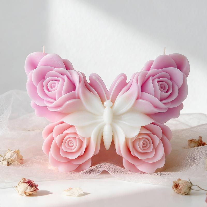 DIY Rose Butterfly Form Silico - Candle Fragrance 评论和价格