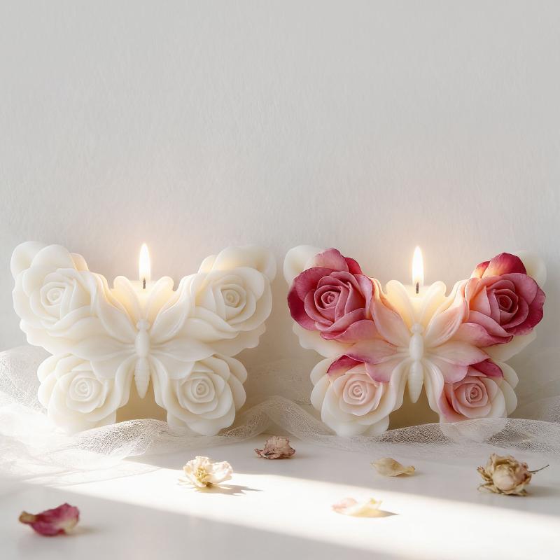 DIY Rose Butterfly Form Silico - Candle Fragrance 评论和价格