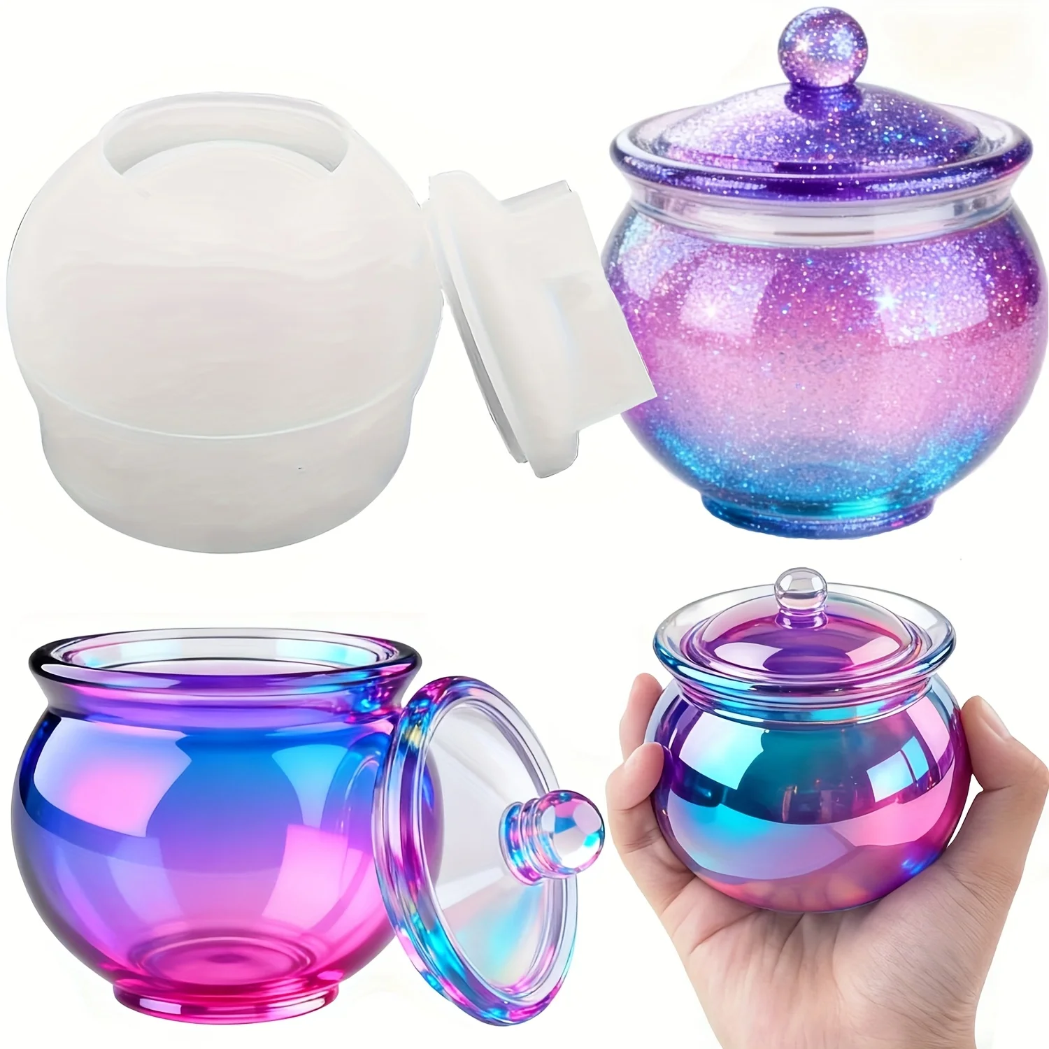 1 set of round resin can molds - Candle Molds 评论和价格