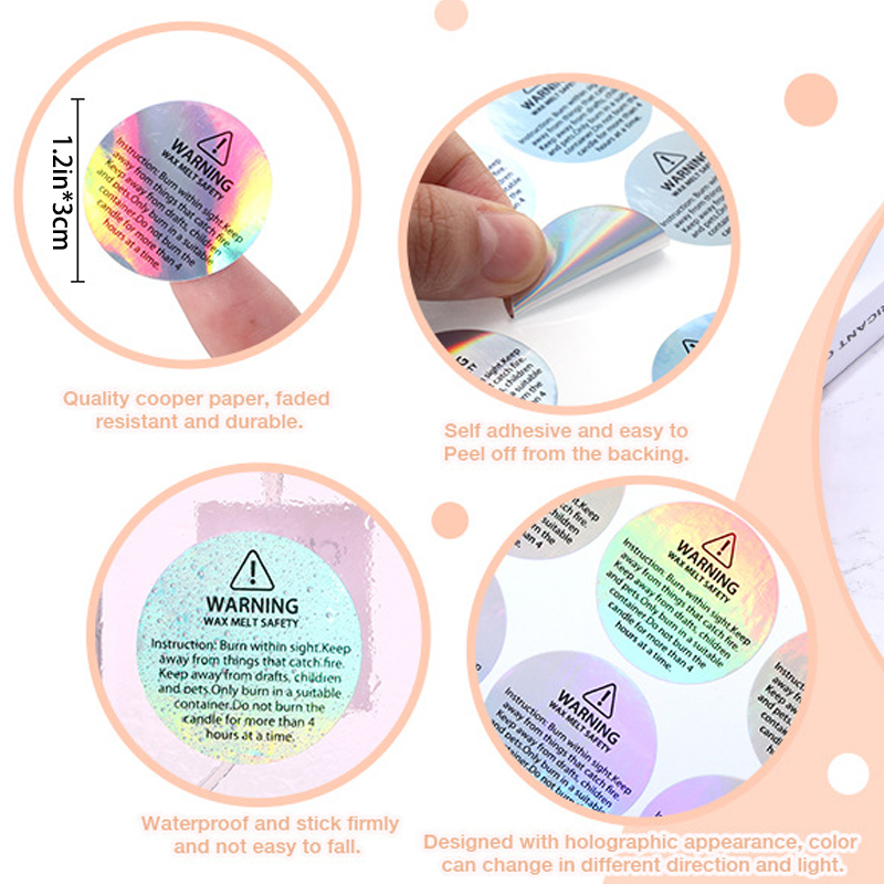 Holographic Glitter Candle Mel - Candle Containers 评论和价格